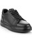 Siyah Hakiki Deri Erkek Sneaker E01593520541 2