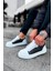 Thorn Kalın Taban Bağcıklı Erkek Sneaker Antrasit 4