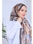 Sonbahar Yaprak Desenli Dijital Soft Şal 5