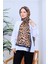 Leopar Desenli Dijital Soft Şal 4