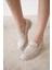 Bej Rengi Cilt Gold Toka Detaylı Oxford Loafer Ayakkabı 6