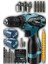 Torq-X 1200 2 Ah 27 Parça Set Akülü Şarjlı Vidalama Matkap 550 W Motor Korumalı Çelik Şanzuman 1