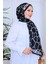 Elegan Dokunuş Desenli Dijital Soft Şal 4