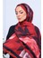 Modern Suluboya Çiçek Desenli Dijital Soft Şal 5