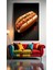 Hardallı Sosli Sandviç Hot Dog Ev Duvar Salon Güzellik Salonu Ofis Dükkan Dekarasyon Kanvas Tablo 1