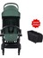 Connect 3 Bebek Arabası / Black-Olive Yan Düzenleyici Çanta Hediyeli 2