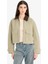 Regular Fit Kontrast Yakalı Fermuarlı Cepli Crop Mont (25 Au) 3