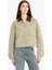 Regular Fit Kontrast Yakalı Fermuarlı Cepli Crop Mont (25 Au) 4