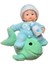 Decotown Hediyelik Sevimli Mavi Bebek Biblo Polyester Süs Eşyası 2