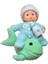 Decotown Hediyelik Sevimli Mavi Bebek Biblo Polyester Süs Eşyası 3