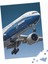 3 Lü 500 Parça Puzzle Boeing ile Yolculuk Kişiye Özel 6