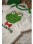 Minibird Bebek Kurbağa Baskılı Body Zıbın Seti Unisex 0-6 Ay İçin Eğlenceli Tasarım 2
