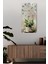 Çiçek Desenli Fincan Tasarımlı Uv Baskı Mdf Tablo Saat 30X60 cm – USD196 2