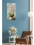 Çiçek Desenli Fincan Tasarımlı Uv Baskı Mdf Tablo Saat 30X60 cm – USD196 4