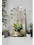 Çiçek Desenli Fincan Tasarımlı Uv Baskı Mdf Tablo Saat 30X60 cm – USD196 6
