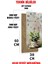 Çiçek Desenli Fincan Tasarımlı Uv Baskı Mdf Tablo Saat 30X60 cm – USD196 7