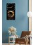 30X60 cm Uv Baskılı Mdf Tablo Saat – Altın Yansımalı Ejderha Böceği Deseni – USD184 4