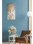 Mdf Tablo Saat – Zarif Çiçek Desenli Uv Baskı 30X60 cm – USD198 4