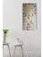 Mdf Tablo Saat – Zarif Çiçek Desenli Uv Baskı 30X60 cm – USD198 5