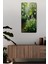 Doğa Manzaralı Orman ve Çiçek Desenli Uv Baskı Mdf Tablo Saat 30X60 cm – USD187 2