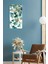 Yeşil Yaprak Desenli Mdf Tablo Saat – Uv Baskı – 30X60 cm – USD209 4