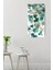 Yeşil Yaprak Desenli Mdf Tablo Saat – Uv Baskı – 30X60 cm – USD209 5
