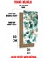 Yeşil Yaprak Desenli Mdf Tablo Saat – Uv Baskı – 30X60 cm – USD209 7