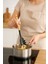 Bambu Saplı Silikon Uçlu Spagetti Kepçesi Yemek Hazırlık Servis Sunum Kepçesi (Siyah 32 Cm) 1