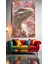 Pembe T-Rex V1 Ev Duvar Salon Güzellik Salonu Ofis Dükkan Dekarasyon Kanvas Tablo 1