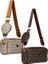 Kadın Çapraz Askılı Desenli Suni Deri Çanta Seti 2 Adet Şık ve Ergonomik 1