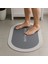 Sihirli Süper Su Emici Kaymaz Tabanlı Oval Paspas 40*60 cm 2