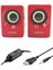 N62 1+1 Multimedia USB ve Jacklı Mini Hoparlör Yüksek Stereo Ses Sistemi 7