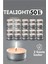 Modacar Tealight Mum 50 Adet - Kokusuz Dekoratif Mum 2