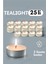 Modacar Tealight Mum 25 Adet - Kokusuz Dekoratif Mum 1