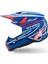 Sm3 Youth Wurx Off-Road Çocuk Genç Motosiklet Kaskı Mavi Beyaz Kırmızı 4