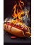 Acılı Sosli Sandviç Hot Dog Ev Duvar Salon Güzellik Salonu Ofis Dükkan Dekarasyon Kanvas Tablo 2