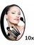 10X Büyüteçli Vantuzlu Pratik Kullanışlı Makyaj Lens Traş Aynası 1