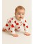 Kız Bebek Kalpli Baskılı Çıtçıtlı Yenidoğan Bebek Tulumu %100 Pamuk Esnek 1-3-6 Aylık 2