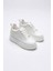 Kadın Gizli Topuk Beyaz Spor Ayakkabı 4