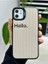 Iphone 11 Uyumlu Kaplama Hello Tasarımlı Yumuşak Silikon Kamera Korumalı Kılıf 1