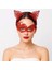 kırmızı dantel maske ve taç seti 1 no - kostüm seti - lisinya 2