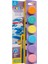 Tempera Yıkanabilir Poster Boya 25 Ml. x 6 Pastel Renk Fırçalı Set 1