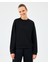 W Essential Crewneck Sweatshirt Kadın Siyah Sweatshirt S2610011-3817 1
