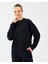 W Essential Crewneck Sweatshirt Kadın Siyah Sweatshirt S2610011-3817 2