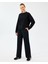 W Essential Crewneck Sweatshirt Kadın Siyah Sweatshirt S2610011-3817 4