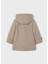 4-10 Yaş Arası Trenç Style Mont - Bej 3