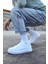 Felibord Bağcıklı Basic Erkek Sneaker Beyaz 1