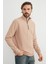 Fitilli Yarım Fermuarlı Sweatshirt 1