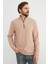 Fitilli Yarım Fermuarlı Sweatshirt 2