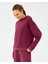 W Essential Hoodie Sweatshirt Kadın Bordo Sweatshirt S2610013-3877 2